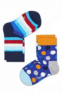 Happy Socks farebná sada detských ponožiek