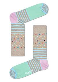 Happy Socks farebné ponožky Stripes and Dots