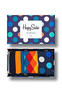 Happy Socks farebný darčekový set ponožiek Classic Mix Gift Box