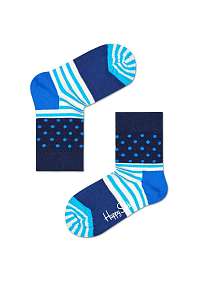 Happy Socks modré detské ponožky Stripe Dot  