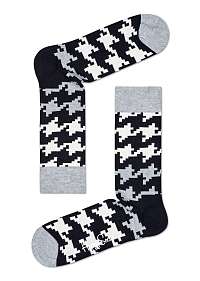 Happy Socks vzorované ponožky s kohúťou stopou Dogtooth