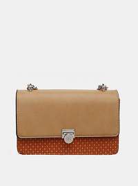 Hnedá crossbody kabelka Bessie London