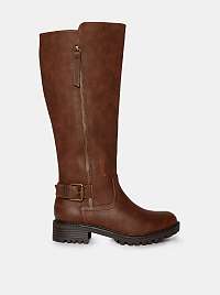 Hnedé čižmy Dorothy Perkins