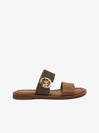 Hnedé dámske papuče Michael Kors