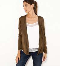 Hnedý cardigan CAMAIEU