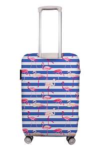 Home farebný obal na batožinu Butter Kings Floating Flamingos
