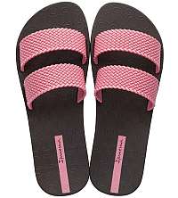 Ipanema hnedé šľapky City Fem Brown/ Pink -
