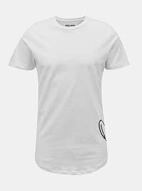 Jack & Jones biele pánske tričko
