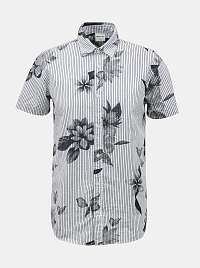 Jack & Jones biele pruhovaná košeľa Flower