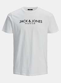 Jack & Jones biele tričko Jake