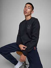 Jack & Jones čierne pánska mikina