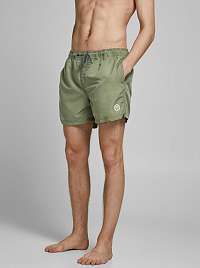 Jack & Jones khaki pánske plaviek Bali