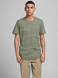 Jack & Jones khaki pánske tričko