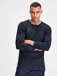 Jack & Jones modré basic tričko basic