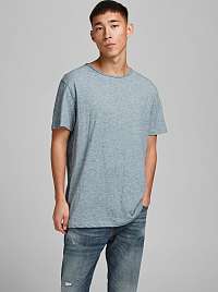 Jack & Jones modré basic tričko Vance