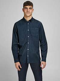 Jack & Jones modré denimová košeľa