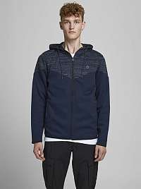 Jack & Jones modré pánska mikina Bang