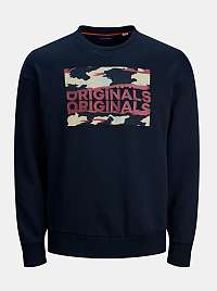 Jack & Jones modré pánska mikina Cameron