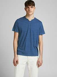 Jack & Jones modré pánske tričko Prince