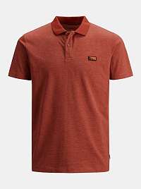 Jack & Jones oranžové polo tričko Schultz