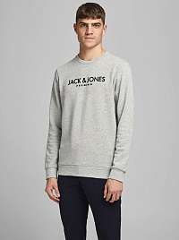 Jack & Jones sivé pánska mikina Jake