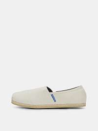 Jack & Jones smotanové/krémové pánske espadrilky