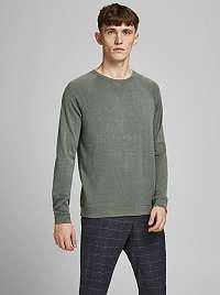 Jack & Jones zelené pánska mikina Lance