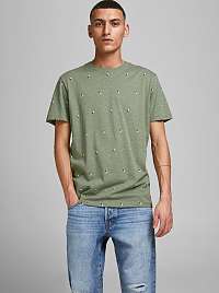 Jack & Jones zelené pánske tričko