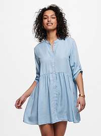 Jacqueline de Yong modré košeľové šaty Olivia