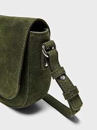 Kaki semišová crossbody kabelka ONLY Inge