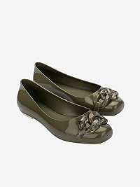 Khaki baleríny Melissa Aura Chain