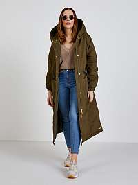 Khaki dámska parka Scotch & Soda