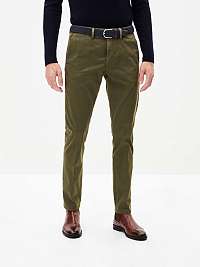 Khaki pánske chino nohavice Celio Pocharles