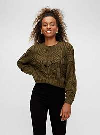Khaki sveter Pieces Rachel