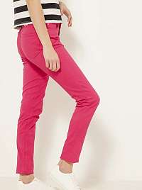 Koralové skinny fit džínsy Camaieu