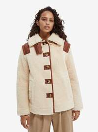 Krémová dámska vlnená bunda Scotch & Soda