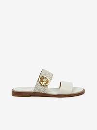 Krémové dámske papuče Michael Kors
