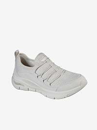 Krémové dámske tenisky Skechers