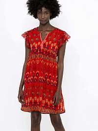 Letné a plážové šaty pre ženy CAMAIEU - červená