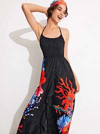 Letné a plážové šaty pre ženy Desigual - čierna