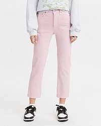 Levi's®1 Crop Dark Lilac Jeans Ružová