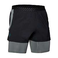 M UA RUSH Run 2-in-1 Short-BLK