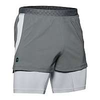 M UA RUSH Run 2-in-1 Short-GRY