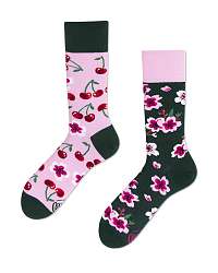 Many Mornings farebné ponožky Cherry Blossom