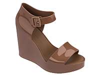 Melissa hnedé topánky na kline Mar Wedge Brown