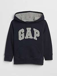 Mikina GAP Logo Hoodie Modrá