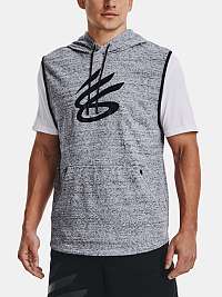 Mikina Under Armour CURRY SLEEVELESS HOODIE - šedá