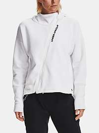 Mikina Under Armour Recover Fleece FZ Hoodie-WHT