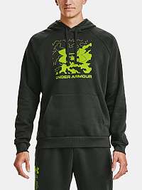 Mikina Under Armour Rival Fleece Box Logo HD-GRN