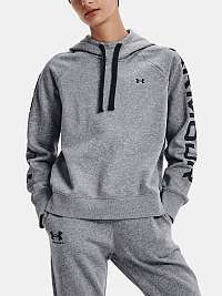 Mikina Under Armour Rival Fleece CB Hoodie - šedá